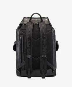 Mcm (Brandenburg Backpack In Color Splash Logo Leather) New Arrivals