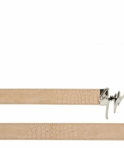 Giuseppe Zanotti (beige/sliver Leather Belt )