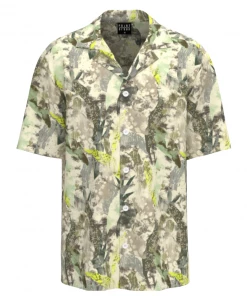 Point Blank ( Neon Lime Jungle Resort Button Up)