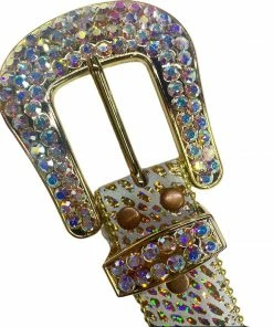 B.B Simon (gold/colorful Crystal Belt)