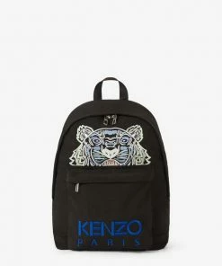 New Arrivals Kenzo (black Canvas Kampus Tiger Backpack)