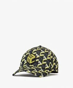 Mcm (yellow Cubic Monogram Print Cap In Recycled Nylon) New Arrivals