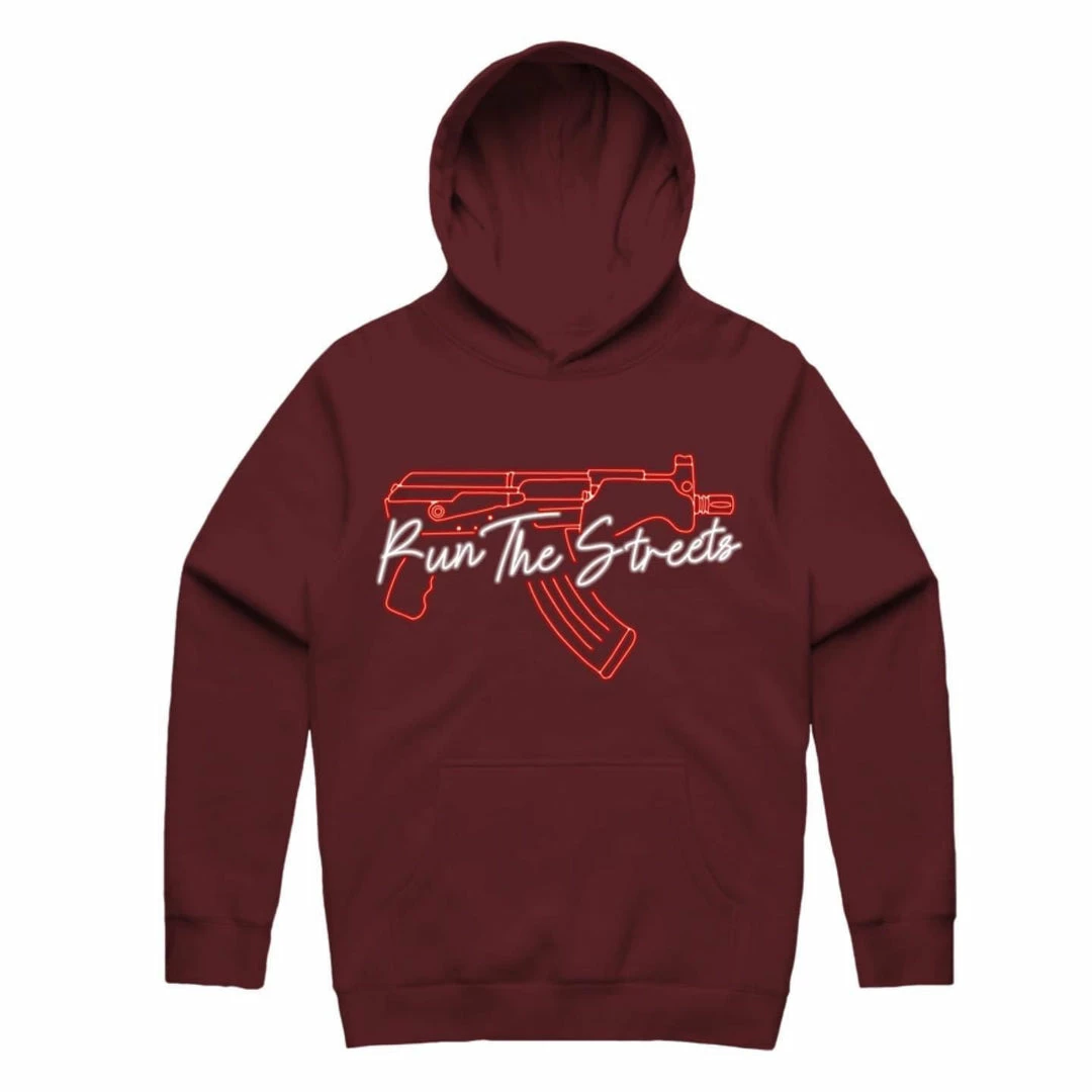 New Arrivals Point Blank (burgundy “ Draco Neon Hoodie) 3 New Arrivals Point Blank (burgundy “ Draco Neon Hoodie)