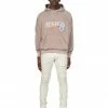 Purple Brand (cream High Power Sand Hoodie)