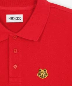 Kenzo (red Tiger Capsule Tiger Polo Shirt )