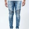 New Arrivals Damati Denim (light Blue Biker Prem Stretch Jean -16)