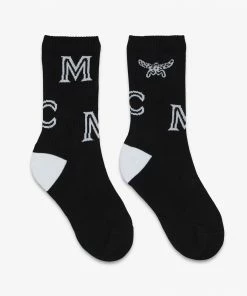MCM (black Classic Logo Cotton Socks ) New Arrivals