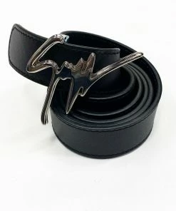 Giuseppe Zanotti (black/sliver Leather Belt)