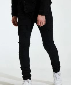 New Arrivals Crysp Denim ( Jet Black Montana Jean -101)