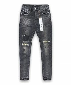 Purple Brand (black Animal Repair Jean) New Arrivals