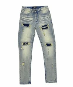 Dna Premium (blue Light Sand/navy Handcraft Cut Jean)