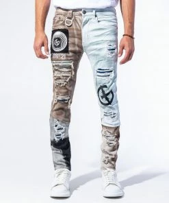 Gala (blue Earth Tint Combo Denim Jean) New Arrivals