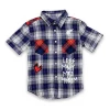 Kleep (kids Blue “less Money More Problem Button Up)