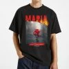 Maria By Fifty (black/red Crewneck T-shirt) New Arrivals