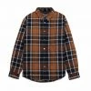 Purple Brand (gold Plaid Down Long Sleeve T-shirt Jackets)