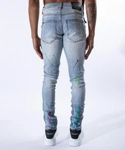 New Arrivals SERENEDE Blue Mixed Wash Jeans)