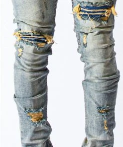 SERENEDE (blue/sand Serenity Prayer Jean)