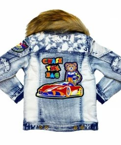 Elite Denim (kids Light Blue/white Wash Denim Set)