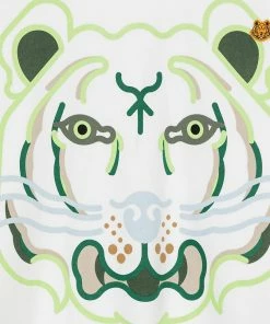 Kenzo (white K-tiger Oversized Sweatshirt)