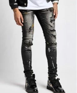 New Arrivals Damati Denim (black/Grey Crystal Wash Jean)