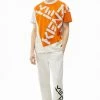 Kenzo (deep Orange Sport Big X "kenzo T-shirt)