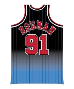 Mitchell & Ness (black Bulls Jersey) New Arrivals