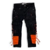 Denimicity (kids Black /orange Cargo Jean) New Arrivals