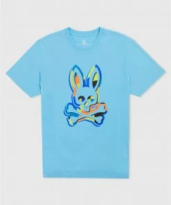 New Arrivals Psycho Bunny (mens Clear Sky Binns Graphic T-shirt) 8 New Arrivals Psycho Bunny (mens Clear Sky Binns Graphic T-shirt)