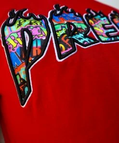 New Arrivals Preme (red/multicolor “preme Crewneck T-shirt)