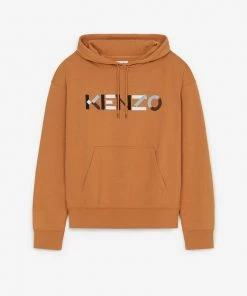 Kenzo (paprika Multicolor “kenzo Logo Oversized Hoodie )