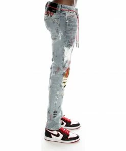 Cult Of Individuality (blue/multi Denim Jeans) New Arrivals