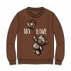 New Arrivals Retro Label (Brown “no Love Sweater)