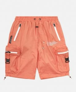 Eight & Nine (salmon/sliver Combat Cargo Zipper Short) New Arrivals