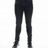 Cult Of Individuality (black/gray Wash Skinny Jeans)