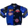 New Arrivals Elite Denim (kids Royal Blue Varsity Jacket)