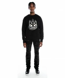 Cult Of Individuality (black Metallic Logo Sweater)
