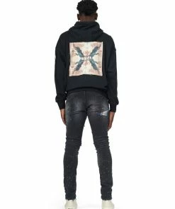 New Arrivals Purple Brand (black Bandanna Patch Pocket Jean)