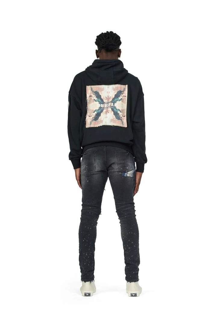 New Arrivals Purple Brand (black Bandanna Patch Pocket Jean) 4 New Arrivals Purple Brand (black Bandanna Patch Pocket Jean)