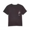 Purple Brand ( Black Jersey Stencil P T-shirt) New Arrivals