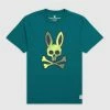 Psycho Bunny (men’s Harbor Blue Denton Graphic T-shirt)