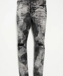 ARTMEETSCHAOZ Artmeetschaos (charcoal Bleach Cut Jean)