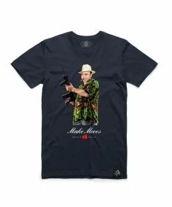 New Arrivals Hasta Muerte (dark Navy Capone AK T-shirt)