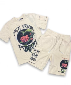 New Arrivals Civilized (cream “pick Your Poison Short Set)