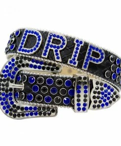 Dna Premium Belt (black/royal Blue “drip)