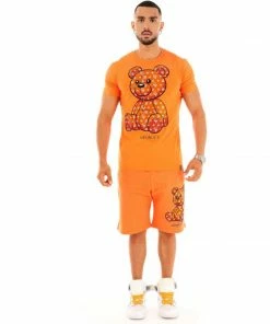 Avenue George (orange Teddy Bear Short Set) New Arrivals