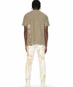 Purple Brand (white Brush Stroke Jean) New Arrivals