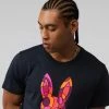 New Arrivals Psycho Bunny (mens Navy Darwin Graphic T-shirt)