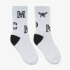 New Arrivals MCM (white Monogram Print Cotton Socks)