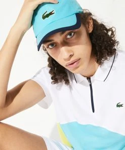Lacoste Men's Blue/navy Croc Gabardine Cap New Arrivals