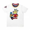 Elite Denim (kids White/red/blue T-shirt)